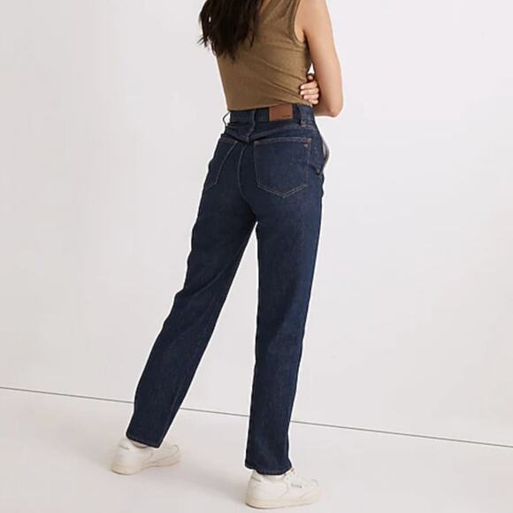 MADEWELL The Perfect Vintage Straight Jean Greenhaven Wash Seamed Version {X46} - Picture 2 of 6